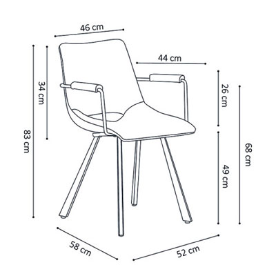 chaise_accoudoirs_velours_couleur