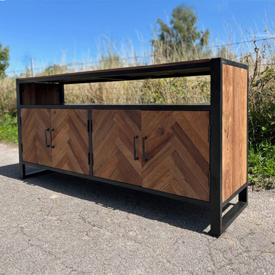 buffet_livio_bois_recycle_et_metal