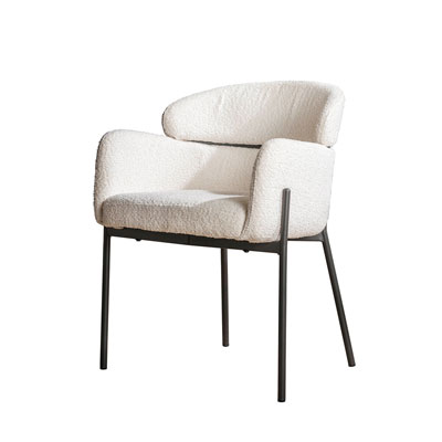 fauteuil_en_tissu_boucle_blanc_pieds_metal