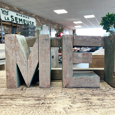 Ancienne baratte à beurre en bois - Ma valise en carton