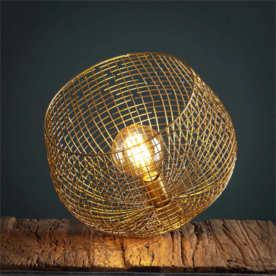 lampe_panier_metal_or