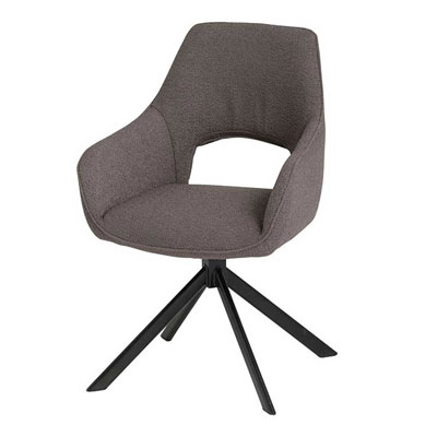 chaise_accoudoir_pivotante_bouclette_gris