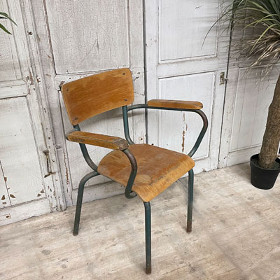 fauteuil_ecole_bois_metal