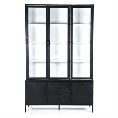 vitrine_metal_noir_interieur_blanc_3portes