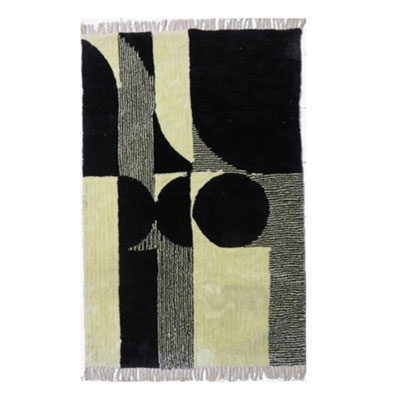 tapis_poils_longs_beige_noir