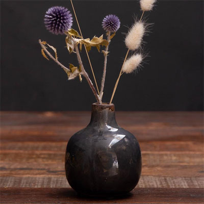 vase_boule_ceramique_noir