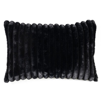 coussin_fausse_fourrure_noir