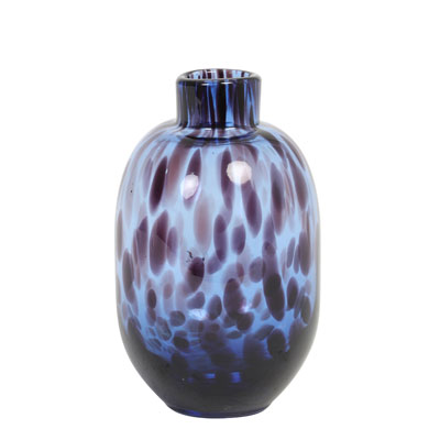 vase_verre_bleu_mouchete