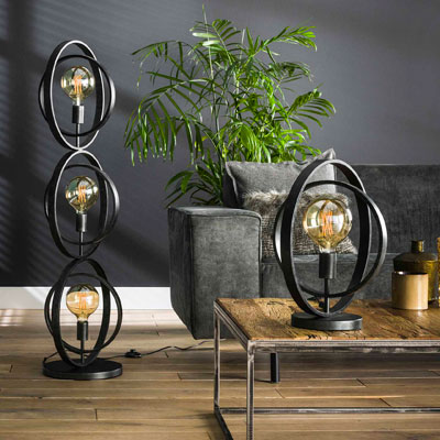 lampadaire_spheres_metal_pivotantes