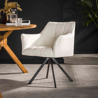 fauteuil_table_tissu_bouclette_blanc